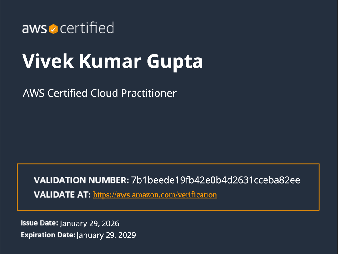 AWS Certified Cloud Practitioner